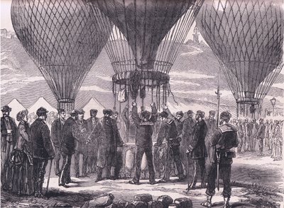 M Gambetta alkaen Tours, Cassells History of the War välillä Ranskan ja Saksan julkaisija Cassell and Company Limited, n. 1890 (litho) tekijältä German School