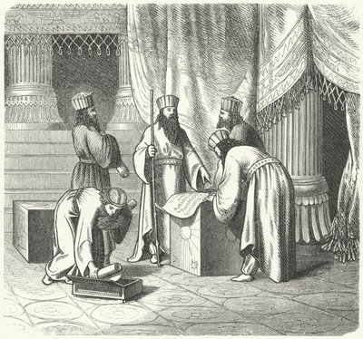 Magi, persialaiset zoroastrialaiset papit (kaiverrus) tekijältä German School