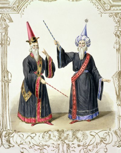 Taikurit Berliinin karnevaaleissa 1836 tekijältä German School