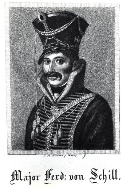 Majuri Ferdinand Baptista von Schill (1776-1809) tekijältä German School