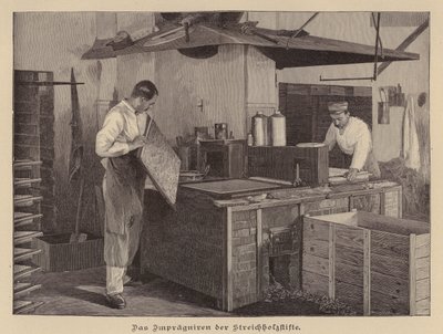 Valmistus tulitikut (kaiverrus) tekijältä German School