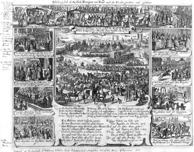 Wolfgang Wilhelmin, Neuburgin kreivin palatinuksen ja Baijerin Magdeleneen hääjuhlat vuonna 1613 tekijältä German School