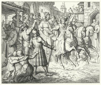 Martin Lutherin vastaanotto Wormsissa, 1521 tekijältä German School