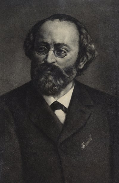 Max Bruch, saksalainen romanttinen säveltäjä ja kapellimestari (1838-1920) tekijältä German School