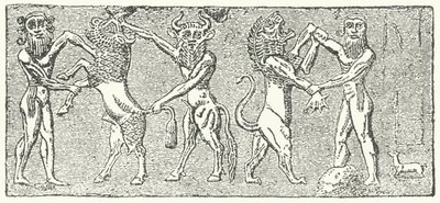 Enkidu ja Gilgamesh tapaavat tekijältä German School