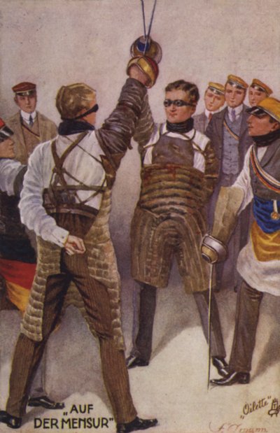 Mensur (värilitografia) tekijältä German School
