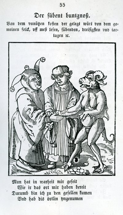 Minister, Fool and Devil julkaisusta Das Kloster, vol. 10, 1845-1849 tekijältä German School