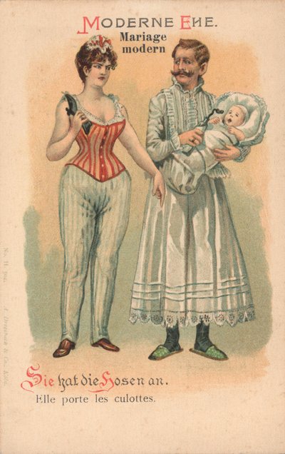 Moderni avioliitto (chromolitho) tekijältä German School
