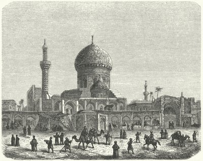 Ahmed Khiagan moskeija ja kauppatori, Bagdad (kaiverrus) tekijältä German School