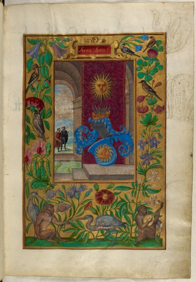 Ms Harley 3469, f.2 Two Golden Suns, Salomon Trismosinin Splendor Solisista tekijältä German School