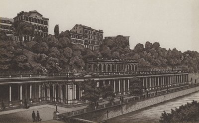Muhlbrunncolonnade (litho) tekijältä German School