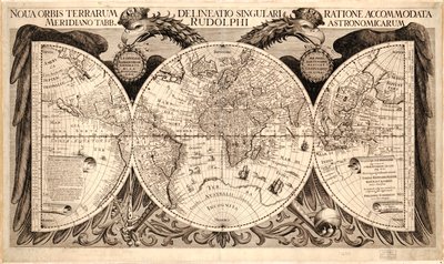 Uusi maailma, Johannes Keplerin "Rudolphinin pöydät", 1627-30 tekijältä German School