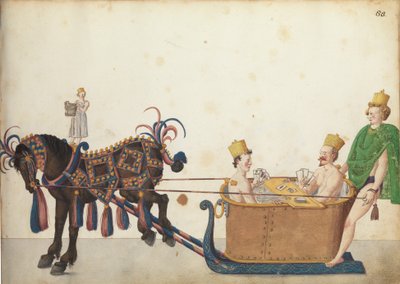 Näyttelyreki paraatissa, n. 1640 tekijältä German School