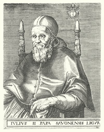 Paavi Julius II (kaiverrus) tekijältä German School
