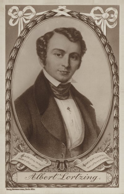 Albert Lortzingin muotokuva tekijältä German School
