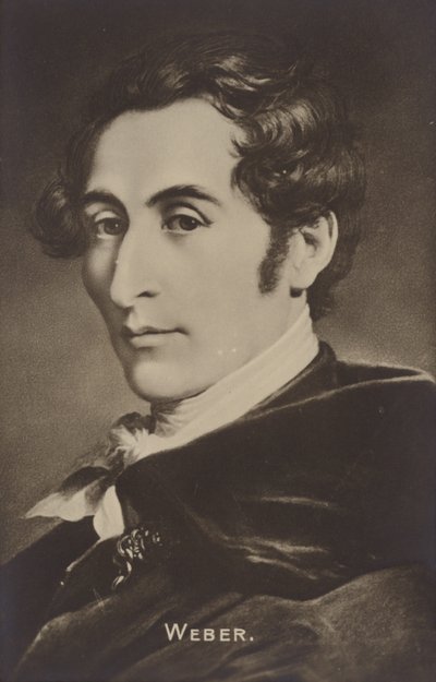 Carl Maria von Weberin muotokuva tekijältä German School