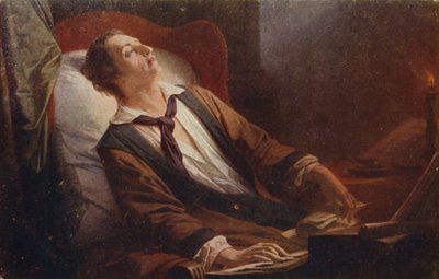 Carl Maria von Weberin muotokuva tekijältä German School
