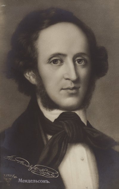Felix Mendelssohnin muotokuva tekijältä German School