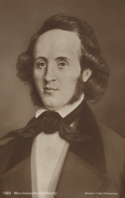 Felix Mendelssohnin muotokuva tekijältä German School