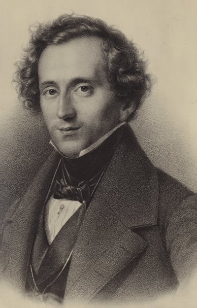 Felix Mendelssohnin muotokuva tekijältä German School