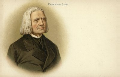 Franz Lisztin muotokuva tekijältä German School