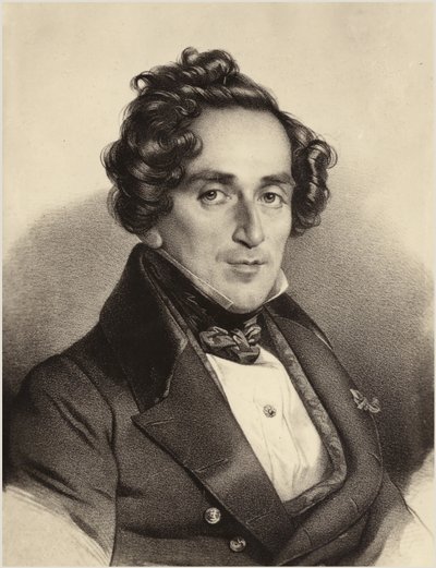 Giacomo Meyerbeerin muotokuva tekijältä German School