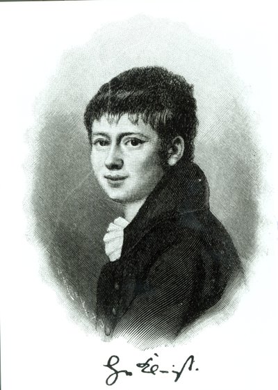 Heinrich von Kleistin muotokuva lapsena tekijältä German School