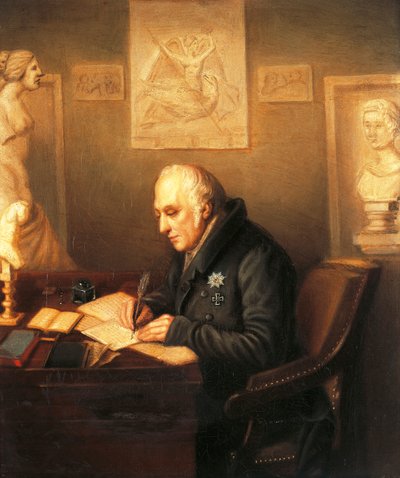Muotokuva Karl Wilhelm von Humboldtista (1767-1835) tekijältä German School
