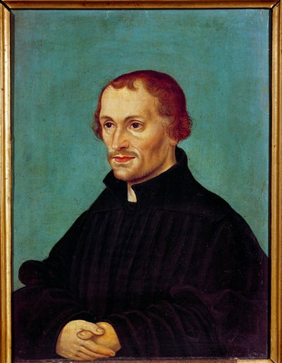Muotokuva Philippe Melanchtonista (Philipp Melantone tai Melanchthon tai Schwartzerd tekijältä German School