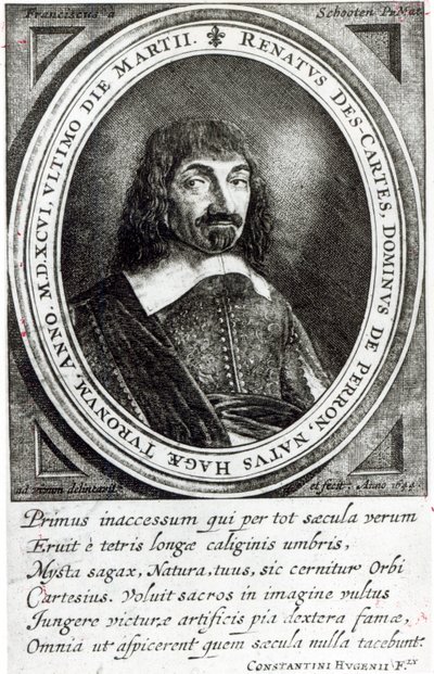 Rene Descartesin muotokuva, 1644 tekijältä German School