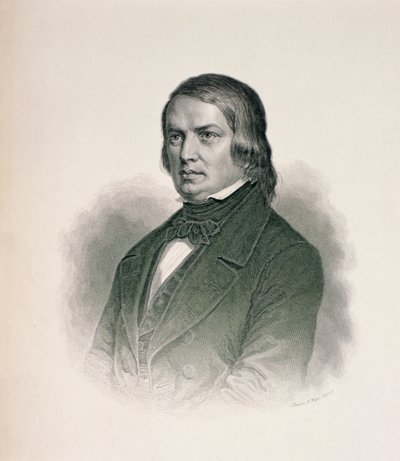 Robert Schumannin (1810-56) muotokuva tekijältä German School