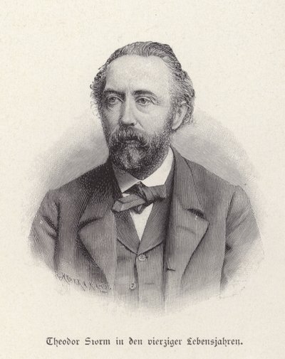 Theodor Stormin muotokuva tekijältä German School