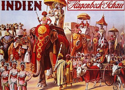 Mainosjuliste "Intia - Hagenbeck