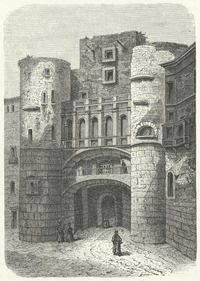Praetoria Gate ja Placa Nova, Barcelona (kaiverrus) tekijältä German School