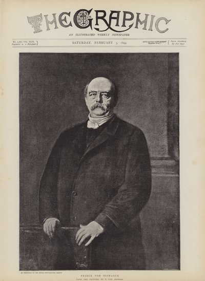 Prinssi von Bismarck (litho) tekijältä German School