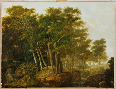 Todennäköisesti Carl Friedrich Lessing ... (maalaus kankaalle) tekijältä German School