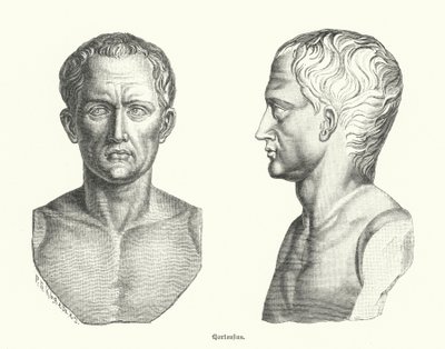 Quintus Hortensius, roomalainen poliitikko ja puhuja (kaiverrus) tekijältä German School