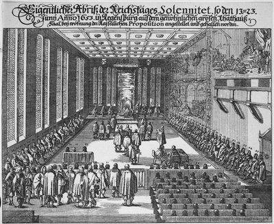 Regensburgin Reichstag suuressa valtuustosalissa, Regensburgissa tekijältä German School