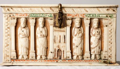 Jäännösarkku, Köln, Saksa, n. 1150 (puu ja norsunluu) tekijältä German School