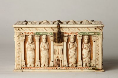 Jäännösarkku, Köln, Saksa, n. 1150 (puu ja norsunluu) tekijältä German School