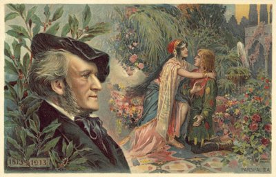 Richard Wagner ja kohtaus hänen oopperastaan Parsifal tekijältä German School