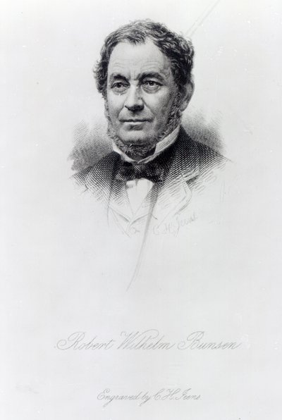 Robert Wilhelm Bunsen, kaiverrus C.H Jeens tekijältä German School