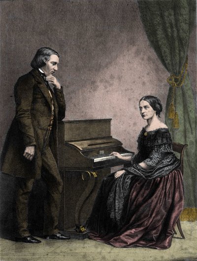 Robert ja Clara Schumann, saksalaiset muusikot tekijältä German School