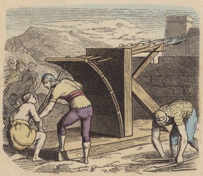 Roomalainen ballista (värillinen kaiverrus) tekijältä German School