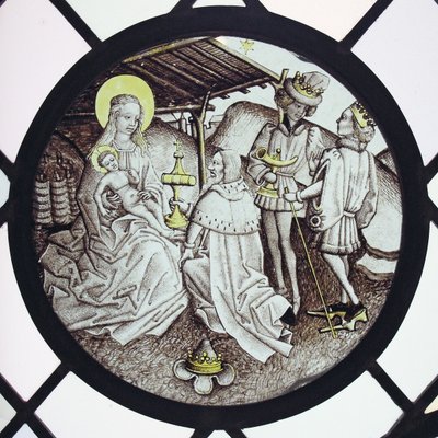 Roundel with Adoration of the Magi tekijältä German School