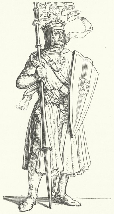 Rudolf of Habsburg, Saksan kuningas (kaiverrus) tekijältä German School