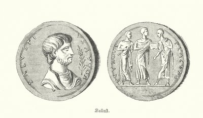 Sallust, roomalainen historioitsija ja poliitikko (kaiverrus) tekijältä German School