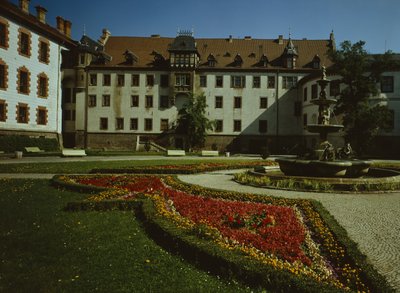 Schloss Elisabethenburg Meiningenissä, rakennettu vuonna 1682 tekijältä German School