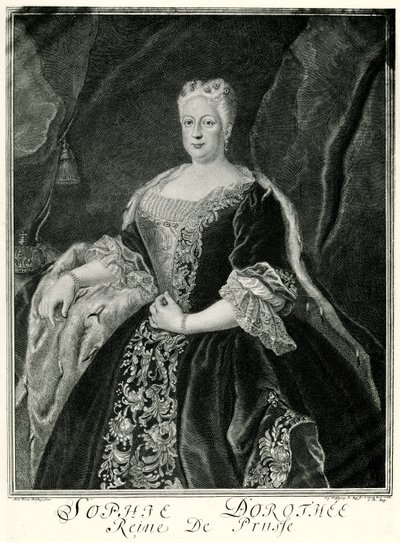 Sophie Dorothea, Preussin kuningatar (1687-1757) (valokuva) tekijältä German School