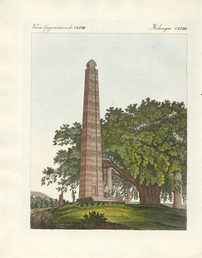 Axum-obeliski (värillinen kaiverrus) tekijältä German School